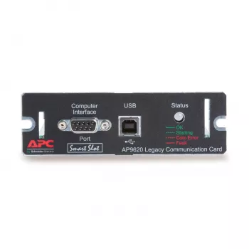 APC Protocol translation to UPS-Link, Management Options, Legacy Communications SmartSlot Card, UPS support for UPSLink protocol serial communications