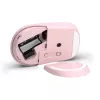 HP 400 Quiet Pink Wireless Mouse, Ambidextrous, RF Wireless + Bluetooth, 6000 DPI, Pink