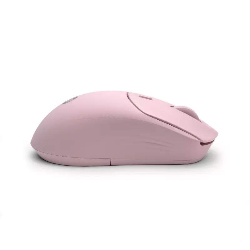 HP 400 Quiet Pink Wireless Mouse, Ambidextrous, RF Wireless + Bluetooth, 6000 DPI, Pink