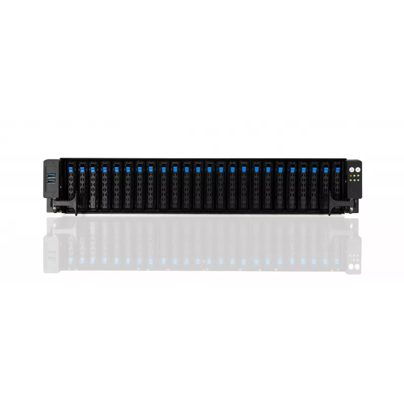 ASUS RS720A-E11-RS24U 2U Rack Barebone Server, Silver
