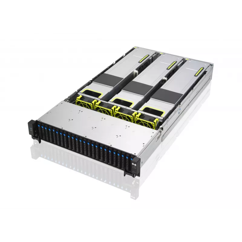 ASUS RS720A-E11-RS24U 2U Rack Barebone Server, Silver