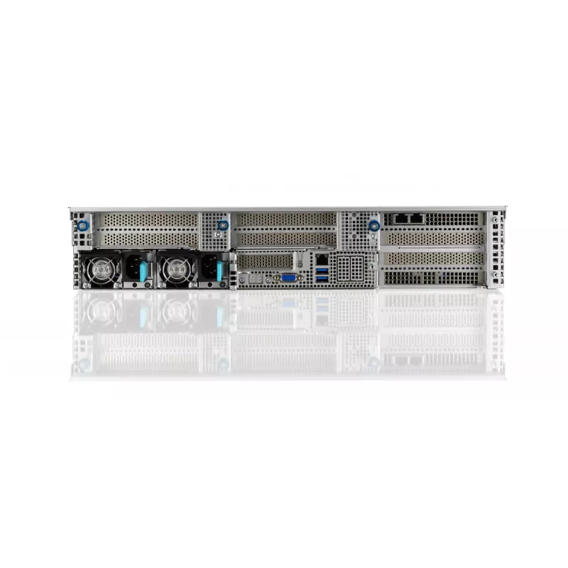 ASUS RS720A-E11-RS24U 2U Rack Barebone Server, Silver