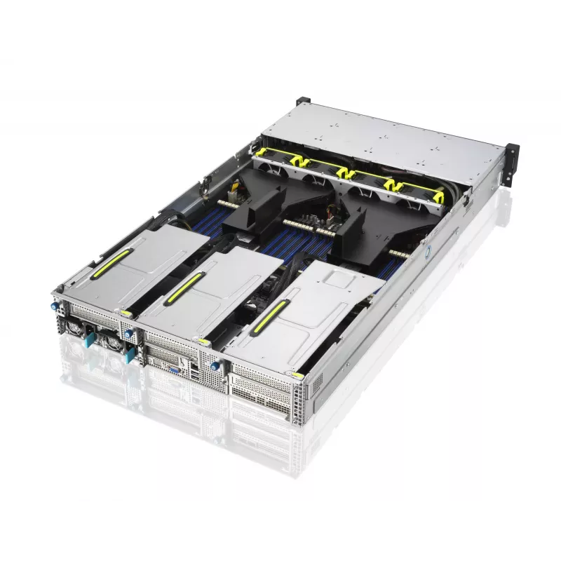 ASUS RS720A-E11-RS24U 2U Rack Barebone Server, Silver