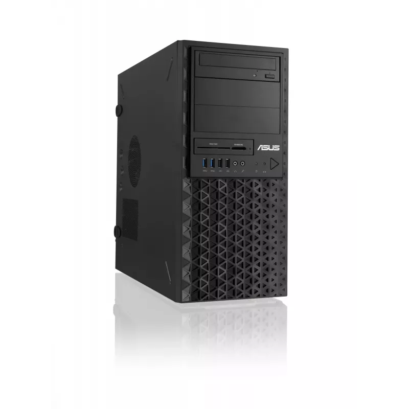 Tower computer case ASUS TS100-E11-PI4 Black with Intel C256 chipset, LGA1200 support, 300W PSU