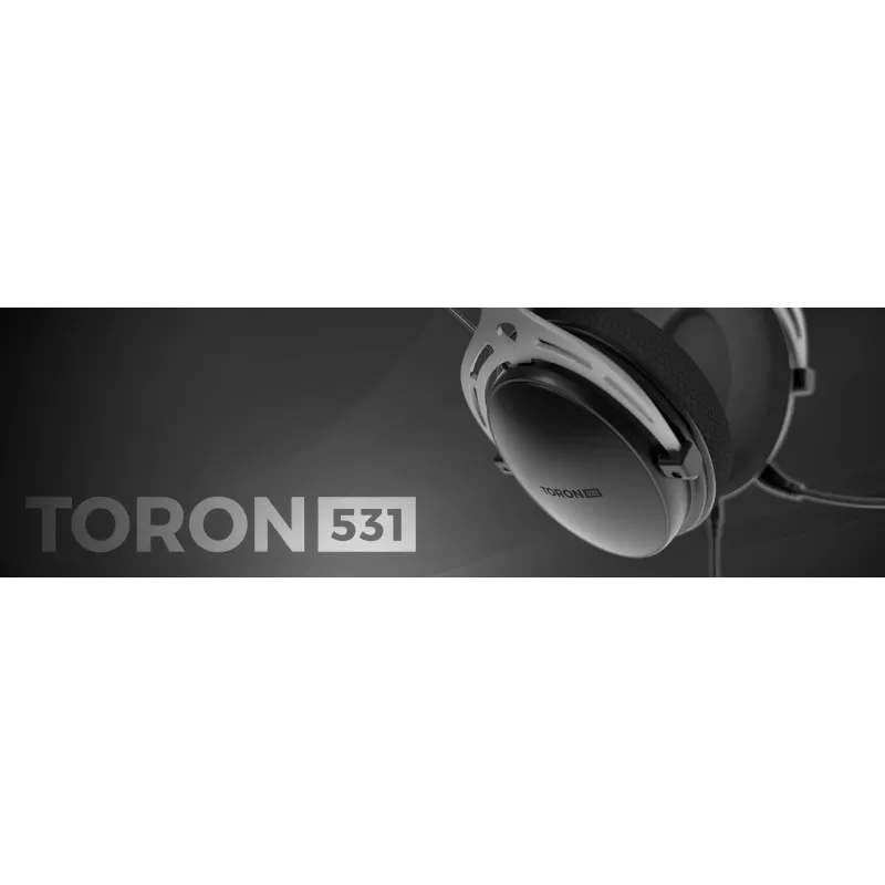 Wired binaural gaming headset Genesis Toron 531 — circumaural, 32 Ω, 20–20000 Hz, 1 m cable