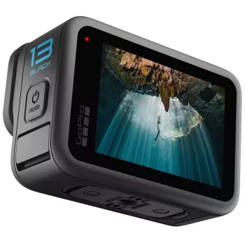 Action camera GoPro HERO13 Black Bundle — 5.3K Ultra HD, 27.6 MP CMOS, 240 fps, 2.27 inch LCD, 2x digital zoom, stereo WAV audio