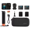 Action camera GoPro HERO13 Black Bundle — 5.3K Ultra HD, 27.6 MP CMOS, 240 fps, 2.27 inch LCD, 2x digital zoom, stereo WAV audio