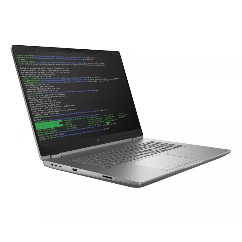 HP ZBook Fury G1i Intel Core Ultra 7 45.7 cm (18 inch) WQXGA 32 GB DDR5-SDRAM Wi-Fi 7 (802.11be) Windows 11 Pro AI Workstation, AI PC