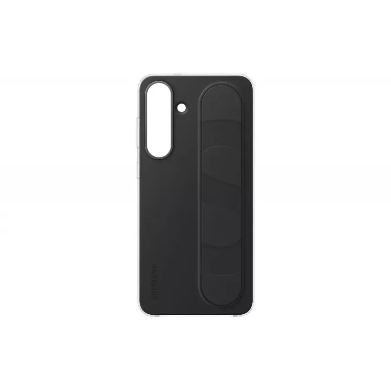Protective Standing Grip Case Samsung for Galaxy S25 FE, Black, Desktop Stand