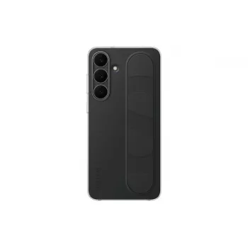 Protective Standing Grip Case Samsung for Galaxy S25 FE, Black, Desktop Stand