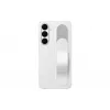 Standing Grip Case Samsung for Galaxy S25 FE — White, desktop stand