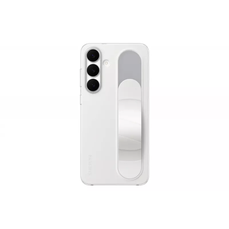 Standing Grip Case Samsung for Galaxy S25 FE — White, desktop stand