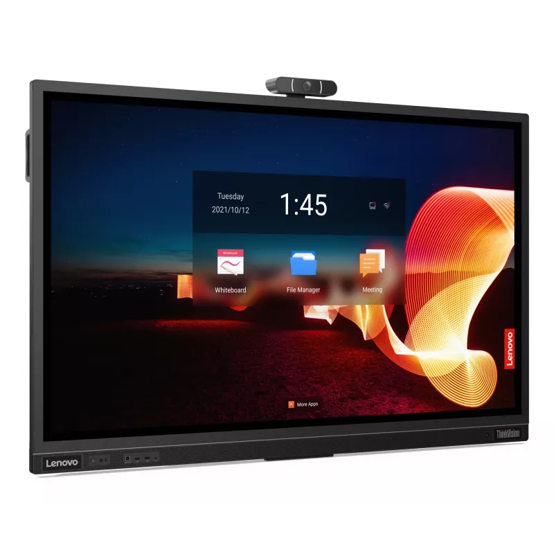 Lenovo ThinkVision T65 computer monitor 165.1 cm (65 inch) 3840 x 2160 pixels 4K Ultra HD LED Touchscreen Black