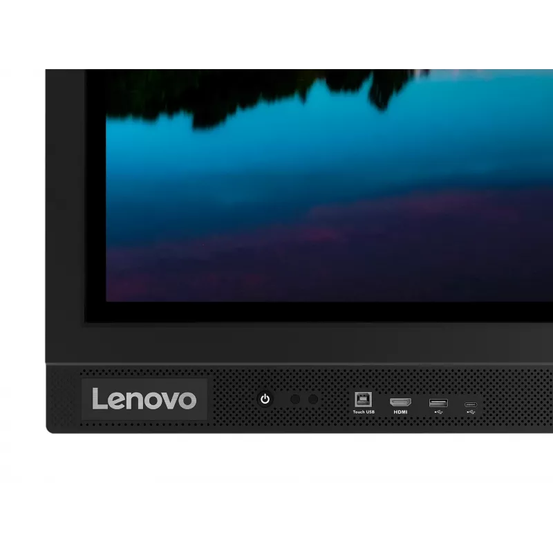 Lenovo ThinkVision T86 computer monitor 2.18 m (86 inch) 3840 x 2160 pixels 4K Ultra HD LED Touchscreen Black