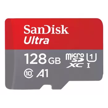 WESTERN DIGITAL SanDisk Ultra micro SDXC 128GB plus SD Adapter 140MB/s A1 Class 10 UHS-I - 2pk