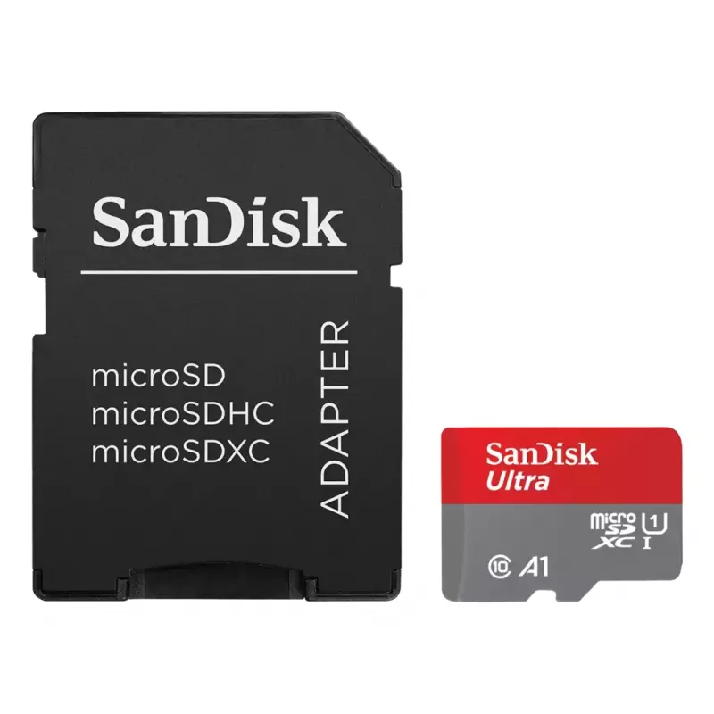 WESTERN DIGITAL SanDisk Ultra micro SDXC 128GB plus SD Adapter 140MB/s A1 Class 10 UHS-I - 2pk