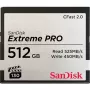 WESTERN DIGITAL SanDisk Extreme Pro Cfast 2.0 Memory Card 512GB - 525mb/s Read Speed