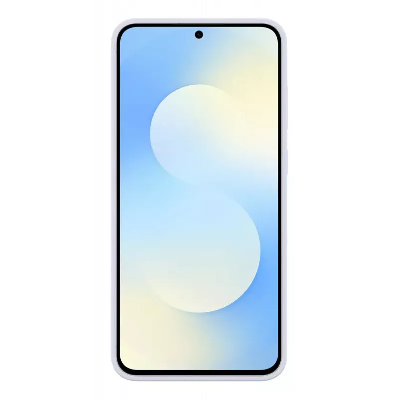Silicone Case cover for Samsung Galaxy S25 FE — Light Blue, for 6.7 inch screen, microfiber inner