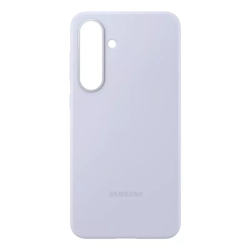 Silicone Case cover for Samsung Galaxy S25 FE — Light Blue, for 6.7 inch screen, microfiber inner