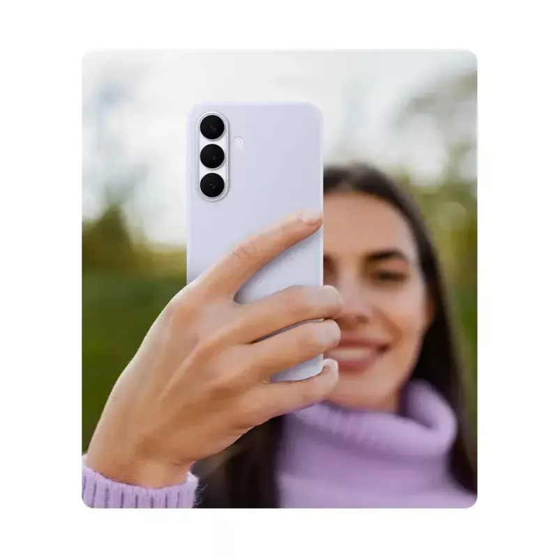 Silicone Case cover for Samsung Galaxy S25 FE — Light Blue, for 6.7 inch screen, microfiber inner