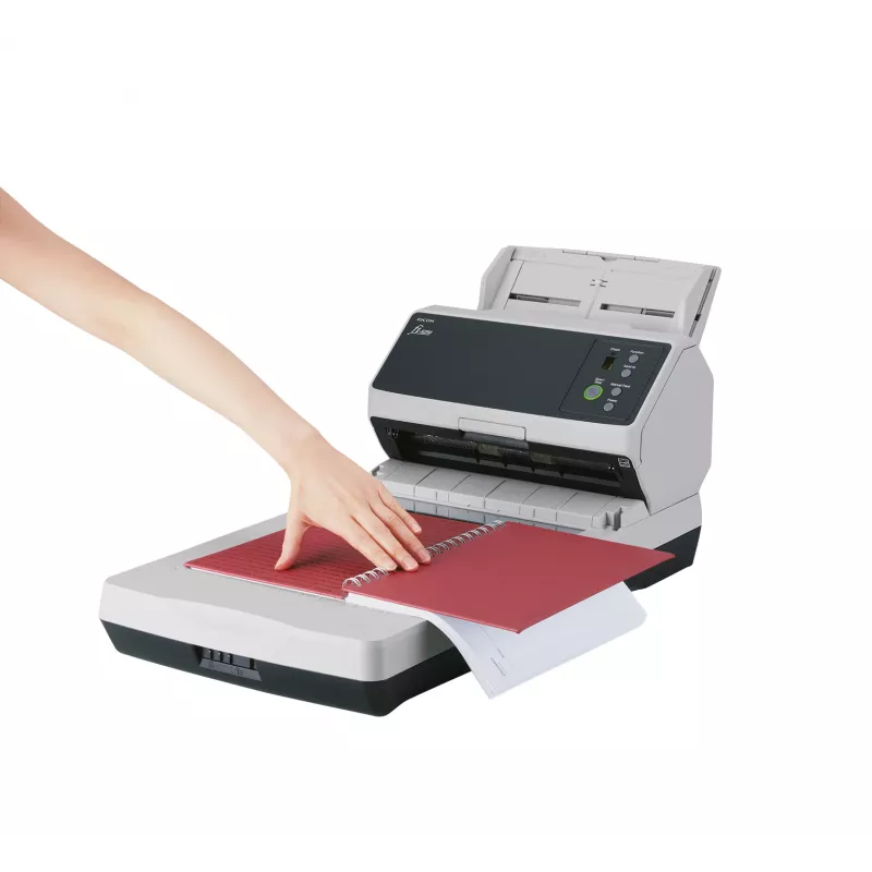 Ricoh fi-8250 ADF + Manual feed scanner 600 x 600 DPI A4 Black, Grey