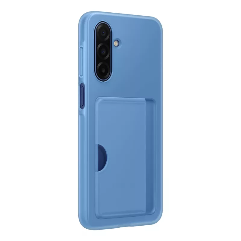 Back cover Samsung A17 with card slot, Blue — EF-OA176TLEGWW