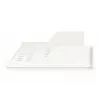 DIGITUS 2U rack mount fixed shelf vented, color grey (RAL 7035), up to 25 kg, 85x483x350 mm