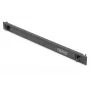 DIGITUS 1U blank panel, snap-in, material ABS color black