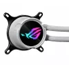Liquid cooling kit ASUS ROG Strix LC III 360 ARGB White Edition — 360 mm radiator, 3x 120 mm ARGB fans, LCD display, copper base