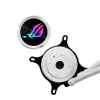 Liquid cooling kit ASUS ROG Strix LC III 360 ARGB White Edition — 360 mm radiator, 3x 120 mm ARGB fans, LCD display, copper base