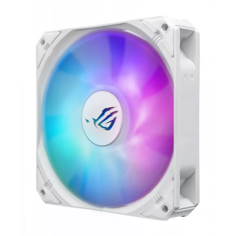 Liquid cooling kit ASUS ROG Strix LC III 360 ARGB White Edition — 360 mm radiator, 3x 120 mm ARGB fans, LCD display, copper base