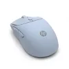HP 400 Quiet Blue Wireless Mouse, Ambidextrous, RF Wireless + Bluetooth, 6000 DPI, Blue