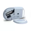 HP 400 Quiet Blue Wireless Mouse, Ambidextrous, RF Wireless + Bluetooth, 6000 DPI, Blue