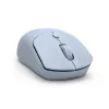 HP 400 Quiet Blue Wireless Mouse, Ambidextrous, RF Wireless + Bluetooth, 6000 DPI, Blue