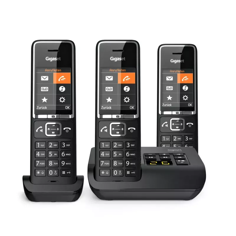 Analog telephone Gigaset COMFORT 550A Wireless handset Caller ID