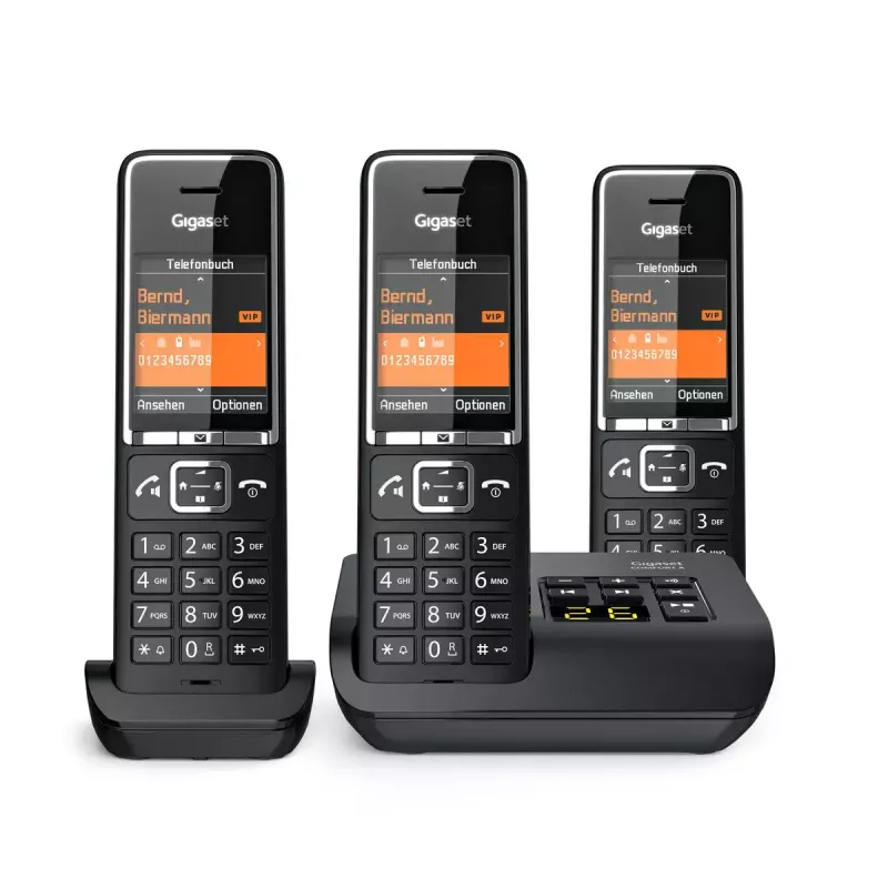 Analog telephone Gigaset COMFORT 550A Wireless handset Caller ID