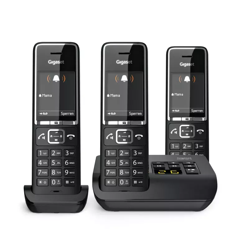 Analog telephone Gigaset COMFORT 550A Wireless handset Caller ID