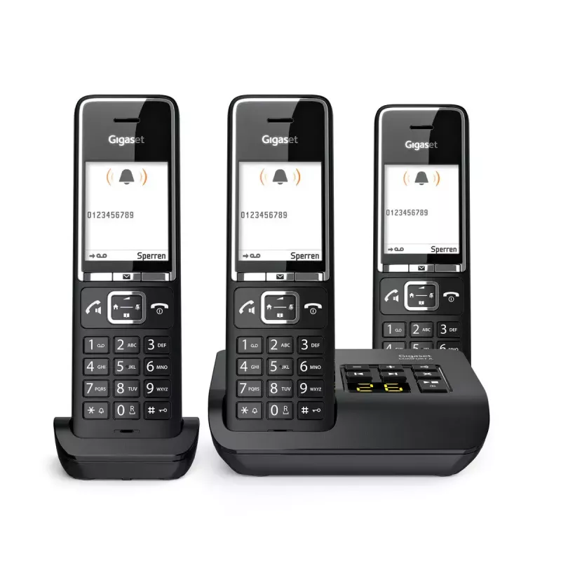 Analog telephone Gigaset COMFORT 550A Wireless handset Caller ID