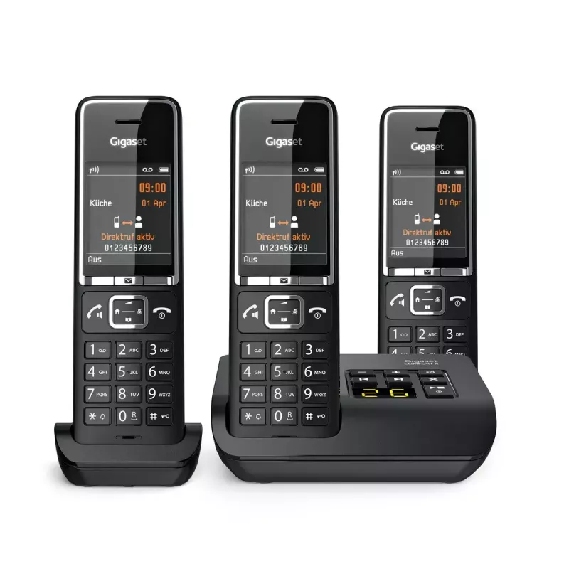 Analog telephone Gigaset COMFORT 550A Wireless handset Caller ID