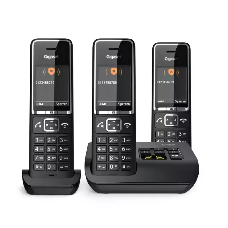 Analog telephone Gigaset COMFORT 550A Wireless handset Caller ID