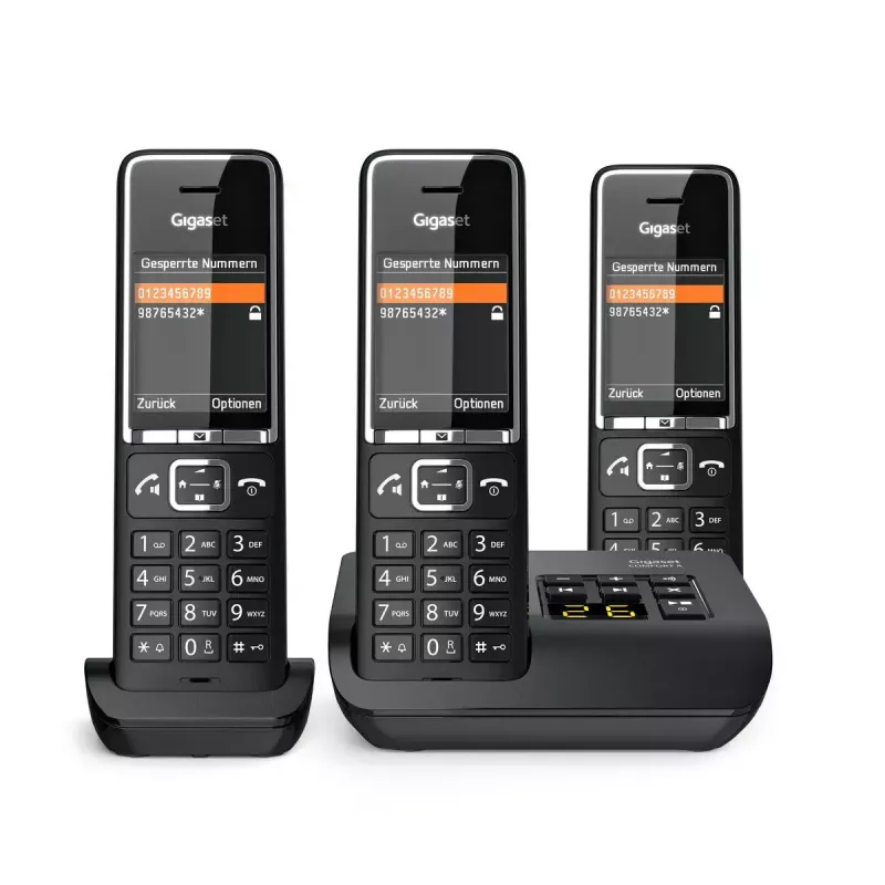 Analog telephone Gigaset COMFORT 550A Wireless handset Caller ID