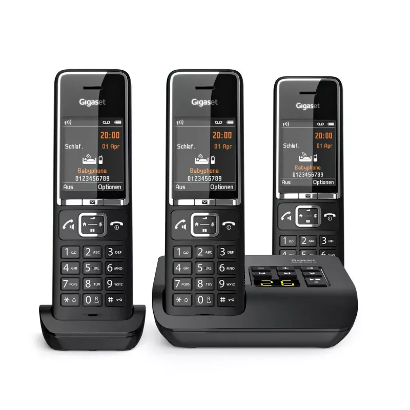 Analog telephone Gigaset COMFORT 550A Wireless handset Caller ID