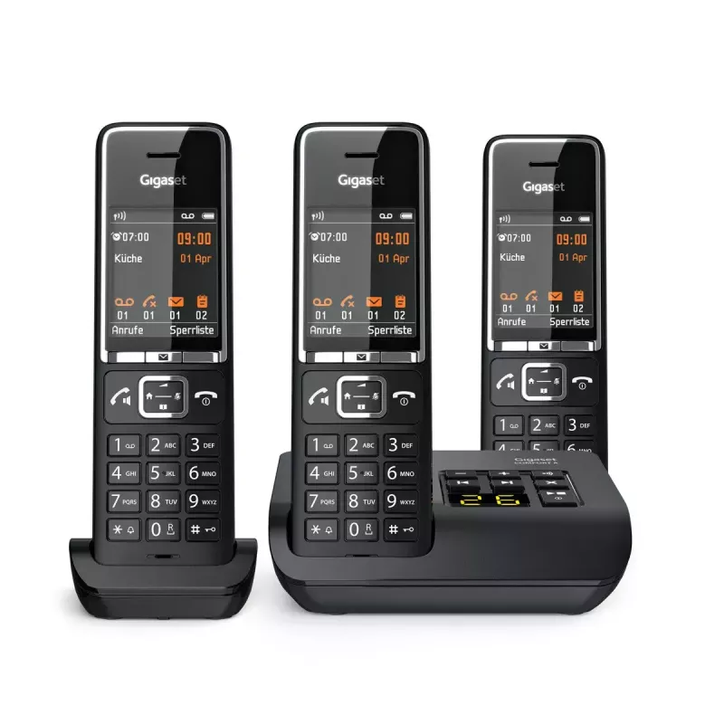 Analog telephone Gigaset COMFORT 550A Wireless handset Caller ID