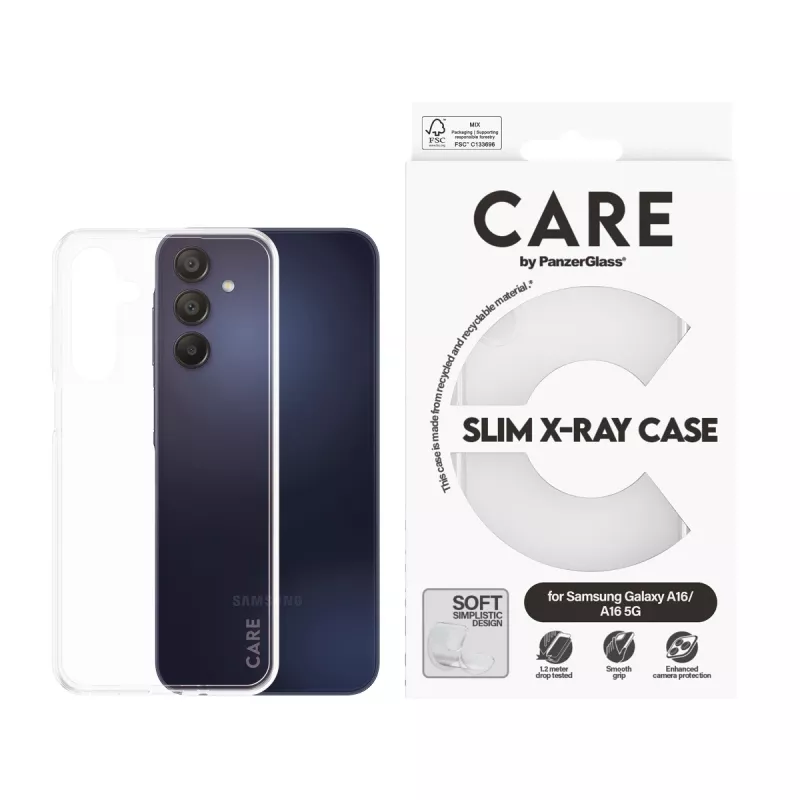 Cover PanzerGlass CARE by Fashionable Case Transparent X-Ray Soft Basic Samsung A15 A15 5G