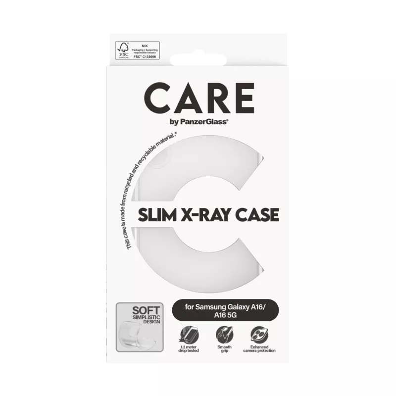 Cover PanzerGlass CARE by Fashionable Case Transparent X-Ray Soft Basic Samsung A15 A15 5G