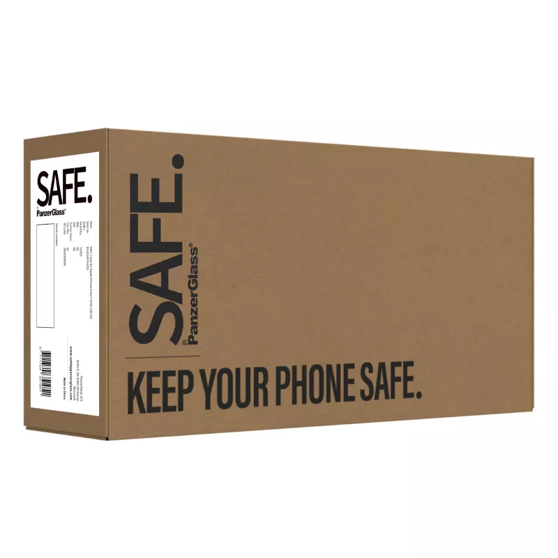 TPU Case Transparent PanzerGlass SAFE. by ® for iPhone 6 6s 7 8 SE 2020 2022 Scratch Shock Resistant