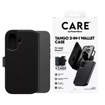 PanzerGlass CARE™ by ® Tango 2-in-1 Wallet Case w. MagSafe iPhone 17