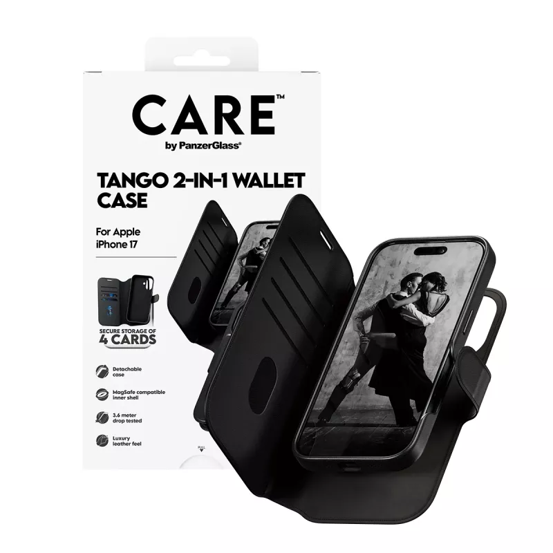 PanzerGlass CARE™ by ® Tango 2-in-1 Wallet Case w. MagSafe iPhone 17