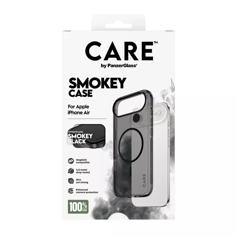 PanzerGlass CARE™ by ® Urban Explorer Case Smokey w. Black MagSafe iPhone Air