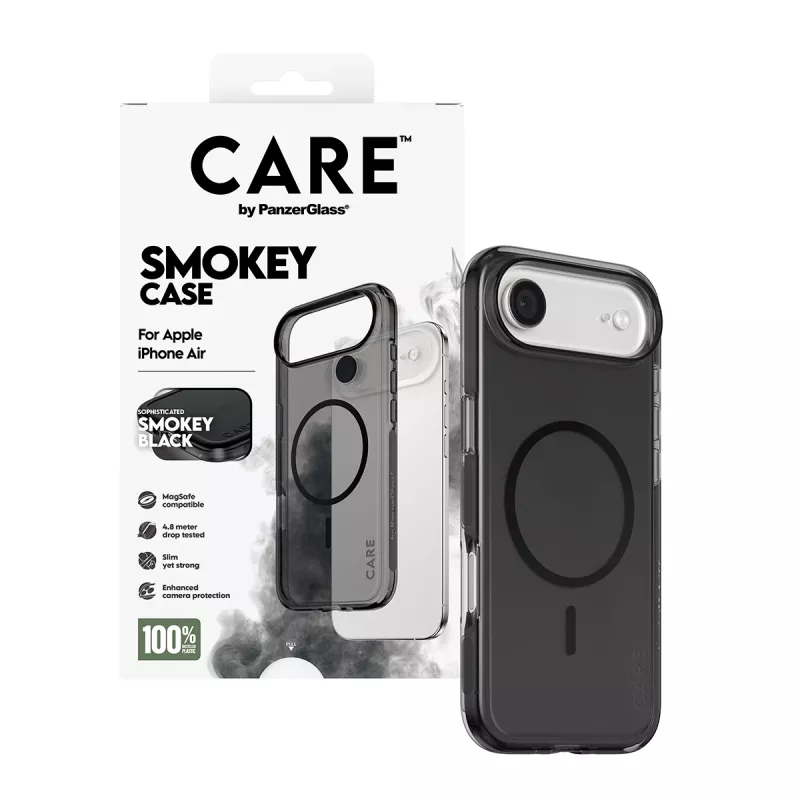 PanzerGlass CARE™ by ® Urban Explorer Case Smokey w. Black MagSafe iPhone Air